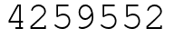 Число 4259552.