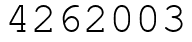 Число 4262003.