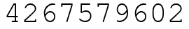 Число 4267579602.