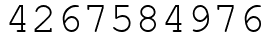 Число 4267584976.