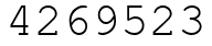 Число 4269523.
