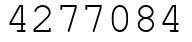 Число 4277084.