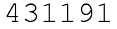 Число 431191.