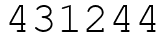 Число 431244.