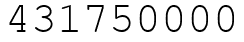 Число 431750000.
