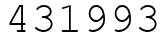 Число 431993.