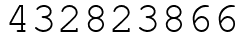 Число 432823866.