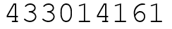 Число 433014161.