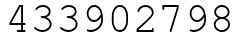 Число 433902798.