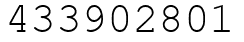 Число 433902801.