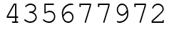 Число 435677972.