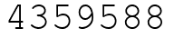 Число 4359588.