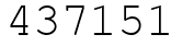 Число 437151.