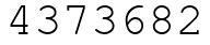Число 4373682.