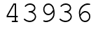 Число 43936.
