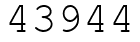 Число 43944.