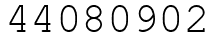 Число 44080902.