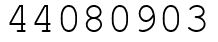 Число 44080903.