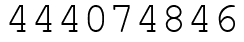 Число 444074846.