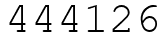 Число 444126.
