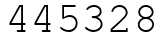 Число 445328.