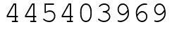 Число 445403969.