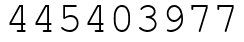 Число 445403977.
