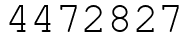 Число 4472827.