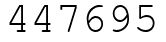 Число 447695.