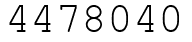 Число 4478040.