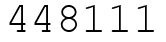 Число 448111.