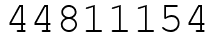Число 44811154.