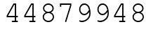 Число 44879948.