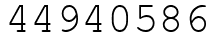 Число 44940586.