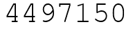 Число 4497150.
