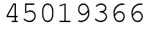 Число 45019366.