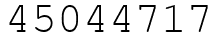 Число 45044717.