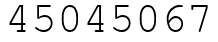 Число 45045067.