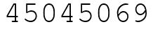 Число 45045069.