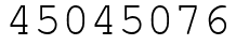Число 45045076.