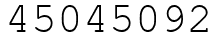 Число 45045092.
