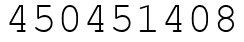 Число 450451408.