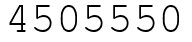 Число 4505550.