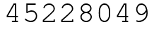 Число 45228049.