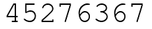 Число 45276367.