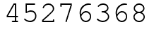 Число 45276368.