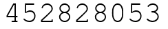 Число 452828053.