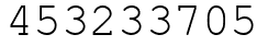 Число 453233705.