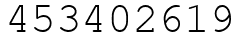 Число 453402619.