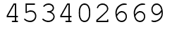 Число 453402669.